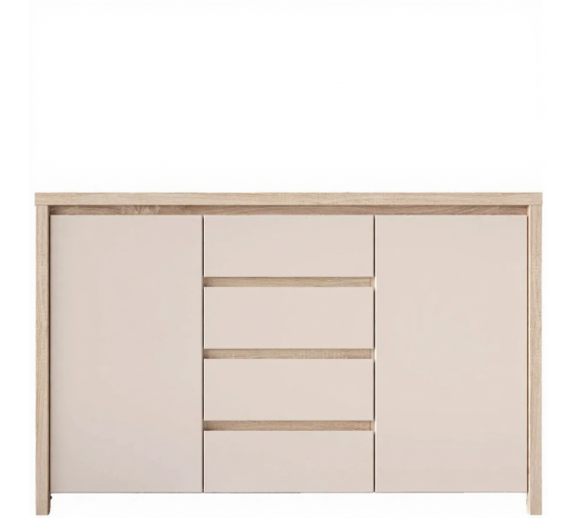 КАСПІАН Дуб сонома / Квшемір ШАФКА KOM 2D4S 