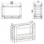 Двоярусне ліжко ТВІКС Двоярусне ліжко ТВІКС