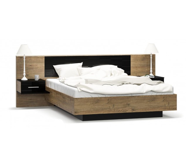 ФИЕСТА Кровать + две прикроватные тумбы