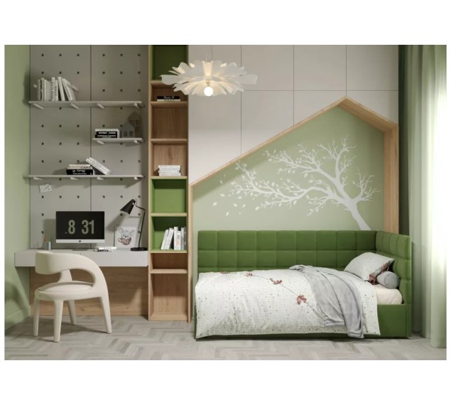 Ліжко кутове "ЛЕОН"  БЕЗ МЕХАНІЗМУ