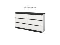 МІЯ Комод 3Ш+3Ш
