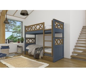 Ліжко Двоярусне Трансформер Мальта без шухляд