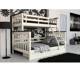 Ліжко  Двоярусне  Скандинавія без шухляд