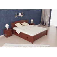 ГЛОРІЯ 4 Без Шарів  та шухляд Дерев'яне ліжко